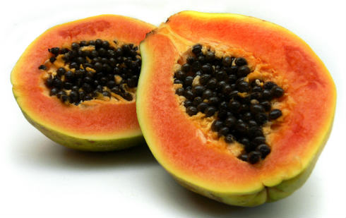 tropical fruit papaya